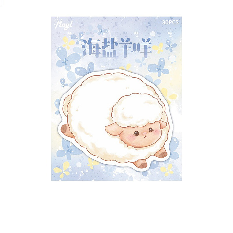 Ins Little Animal Sticky Notes Notepads - Lamb 1 count