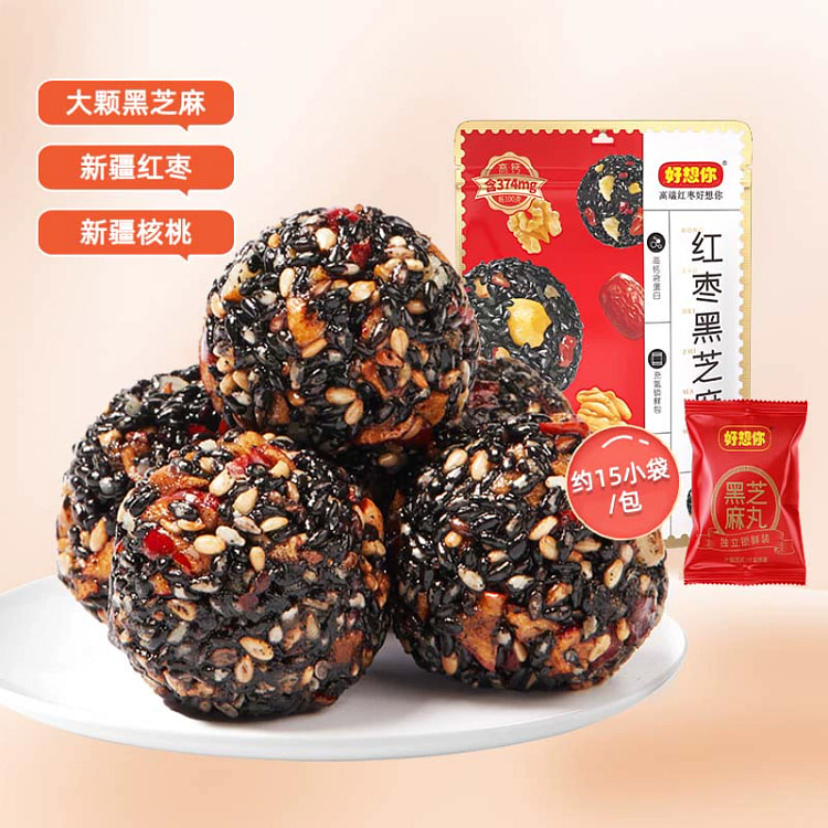 好想你红枣黑芝麻丸135g约15小包 135 克