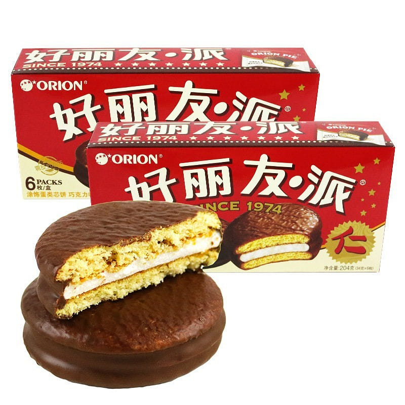 Orion Chocolate Pie 6 pieces 204g*1 204 g