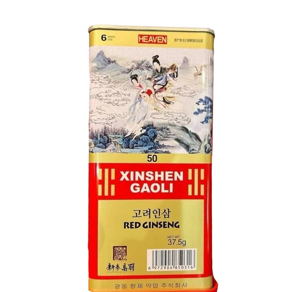 HMT 6 Years Red Ginseng Korean Ginseng Iron Gift Box 37.5g 1 箱