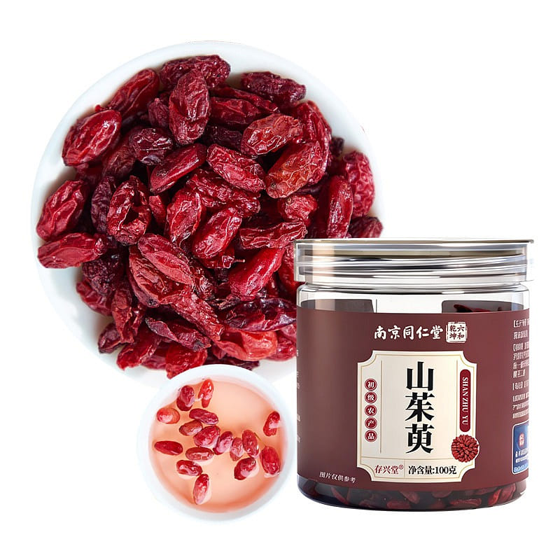 Nanjing Tongrentang Dried Cornus Fruit 100g 100 g
