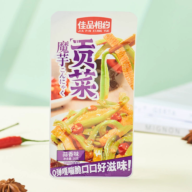 魔芋贡菜蒜香味16g*10袋 160 克