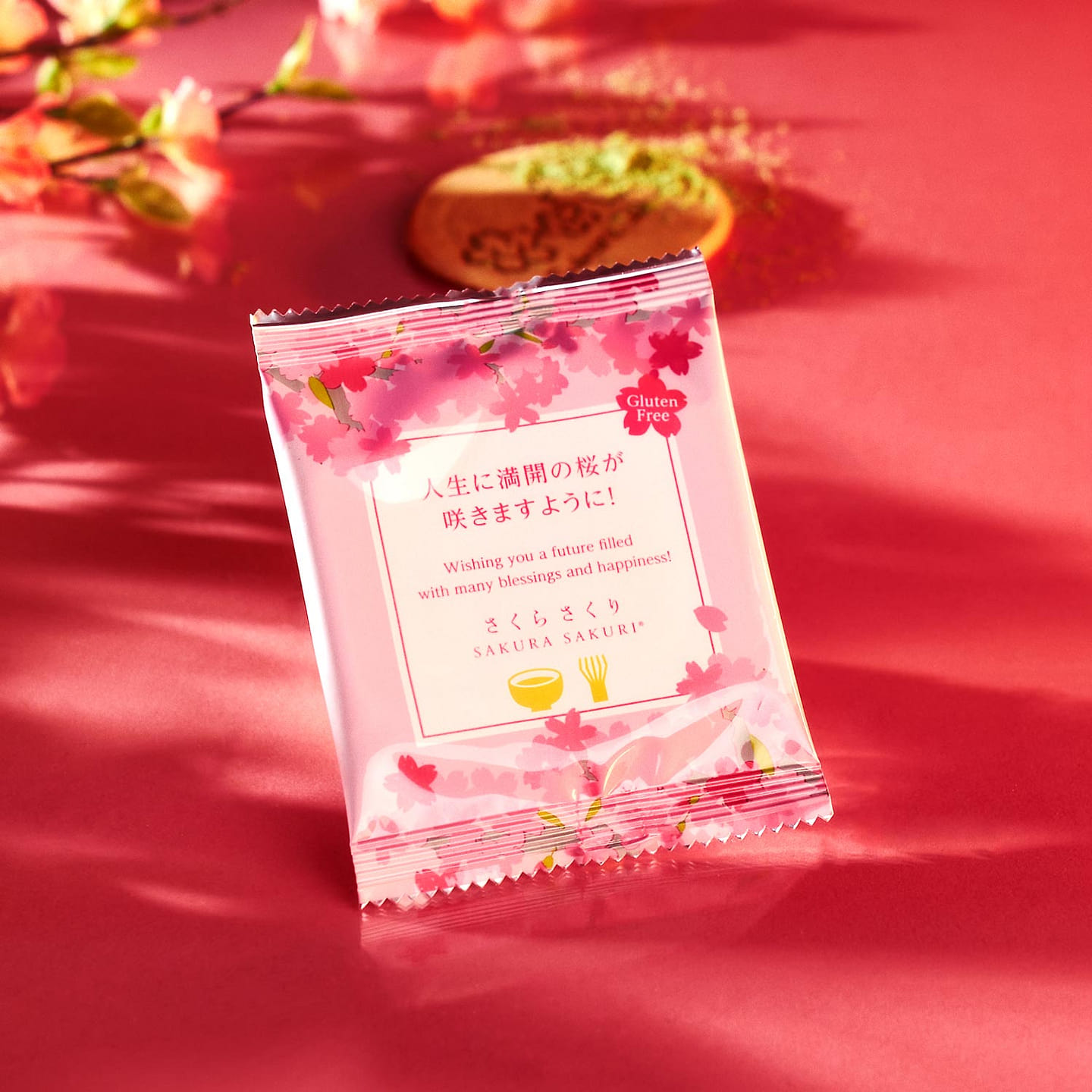 Gluten-Free Sakura Matcha Gaufrettes (1 Piece) 27 g
