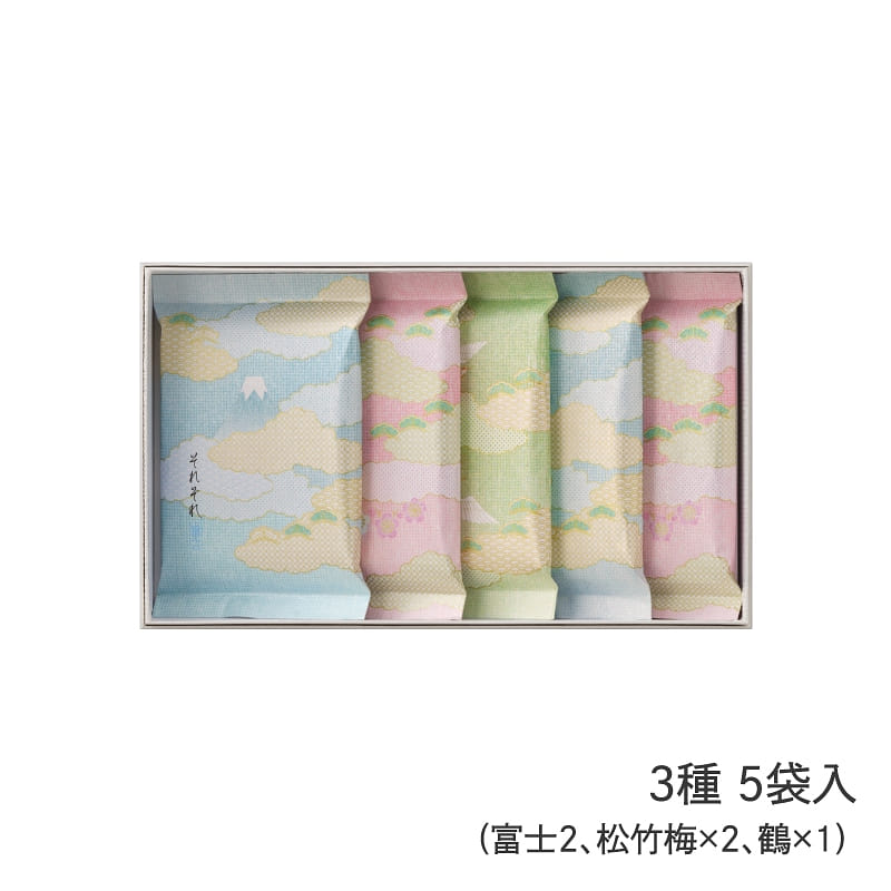 Ginza Akebono rice crackers 5 bags 1 box
