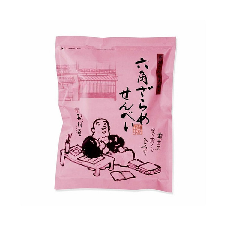 京都六角 蕪村さんも大好き（六角ざらめせんべい）1袋110g