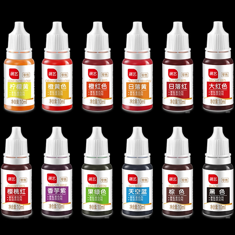 展艺可食用色素12色 60 毫升