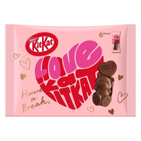 KITKAT Chocolate Love Bear Bag 6 Pieces