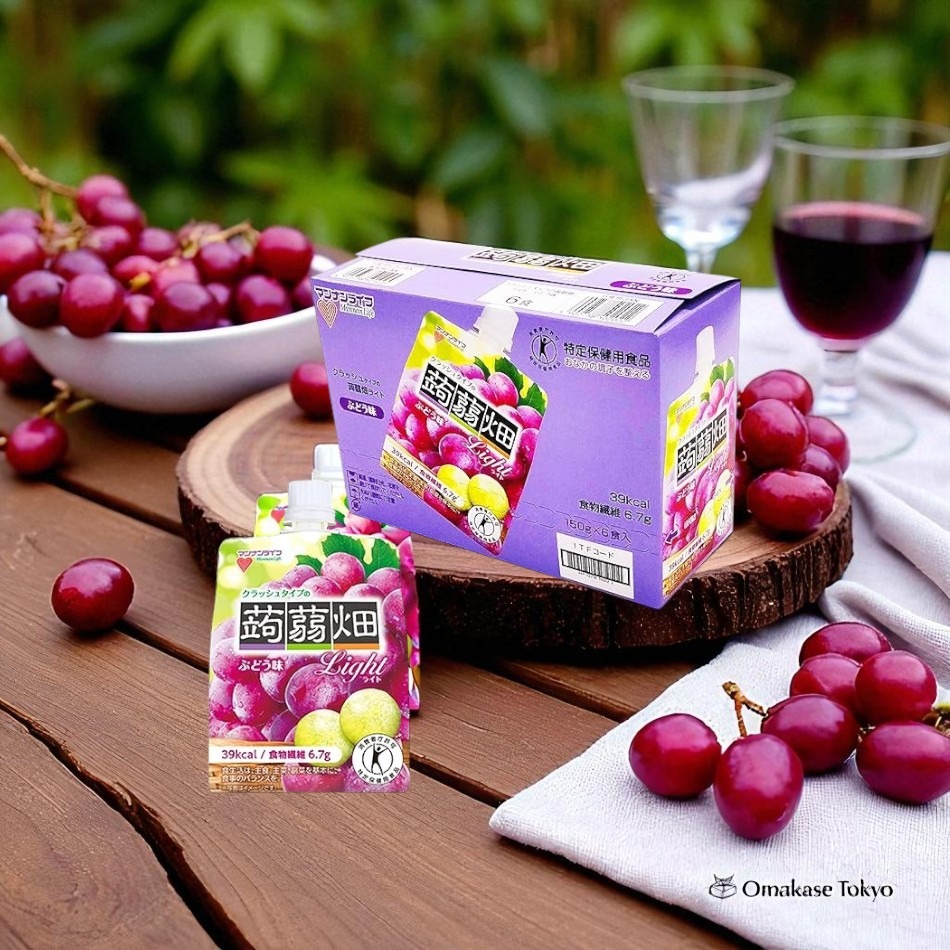 Mannanlife Konjac Batake Light Grape 150g x 6pk 1030 กรัม