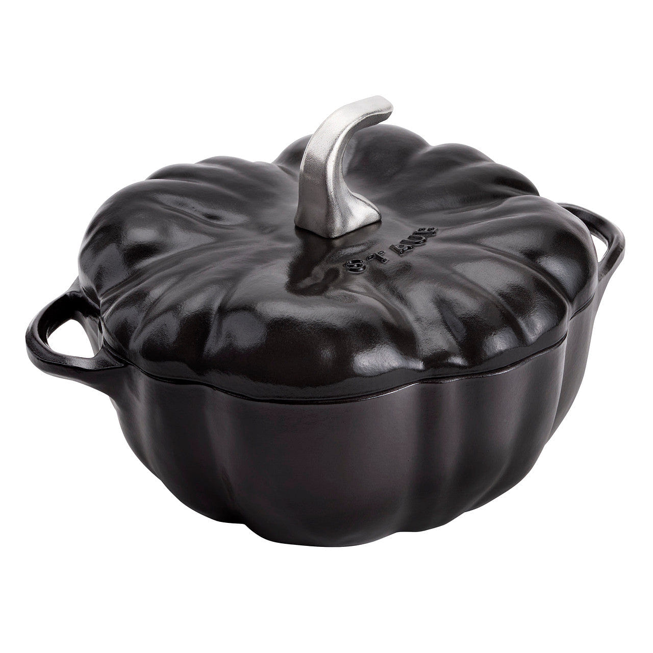 Staub Cast Iron 3.5-qt Pumpkin Dutch Oven – Black 1 each