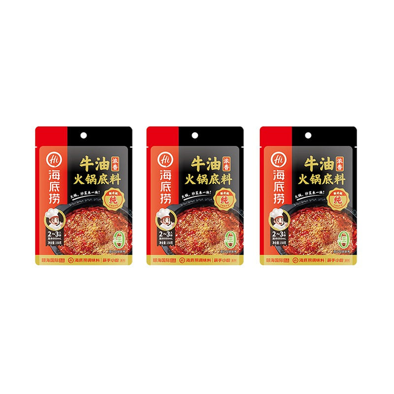 Haidilao rich beef oil hot pot base 450g 450 g