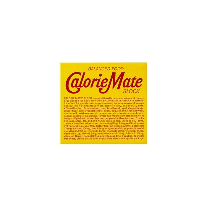 Otsuka Calorie Mate Block Choco Flavor BB 7/31/25