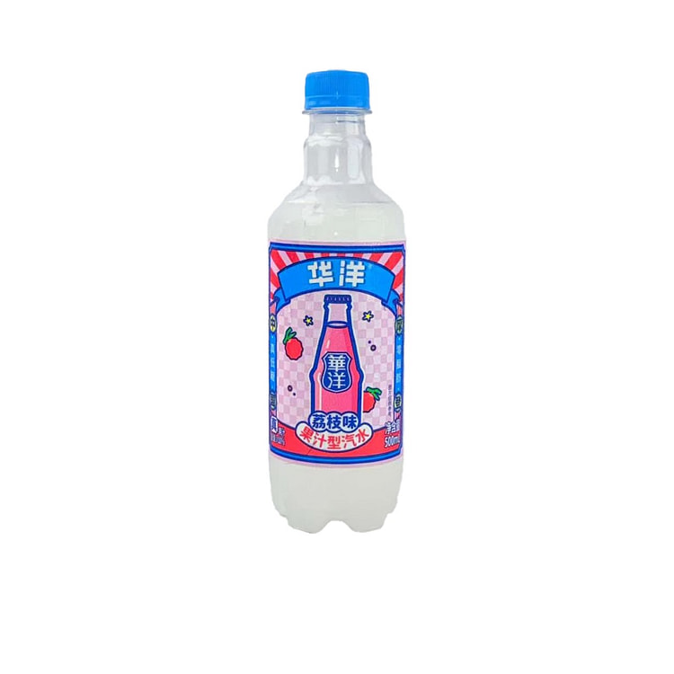 Huayang Fruit Juice Soda Lychee Flavor 500 ml