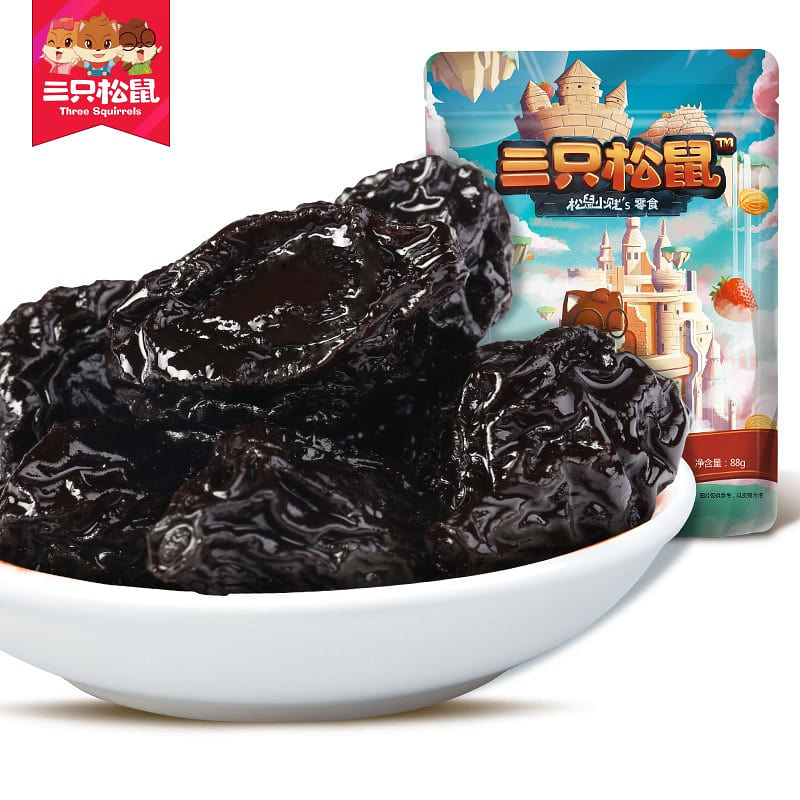 【 Three Squirrels _ Prune 88g】 Candied dried fruit 88 g