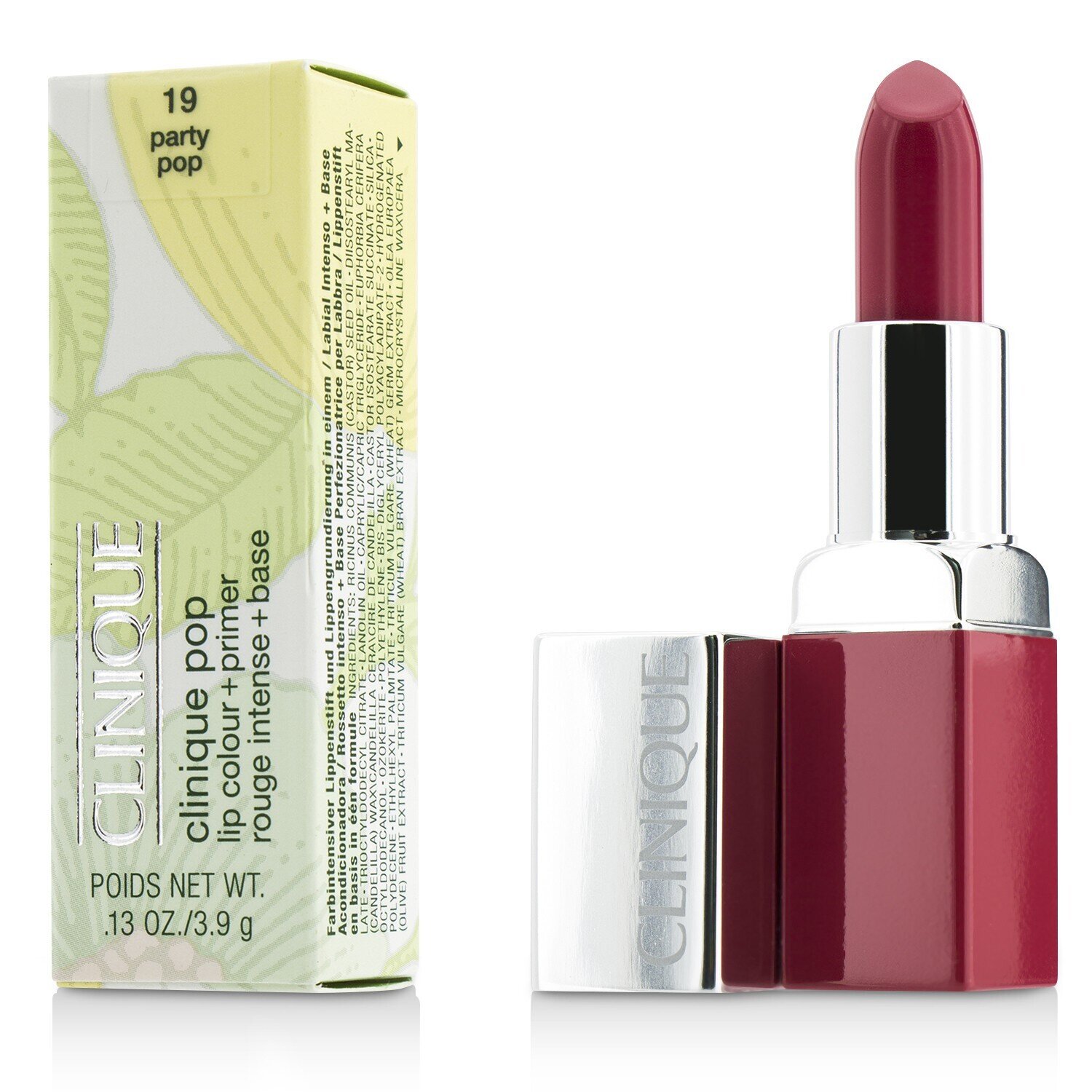 Get Clinique Clinique Pop Lip Colour + Primer - # 19 Party Pop 3.9