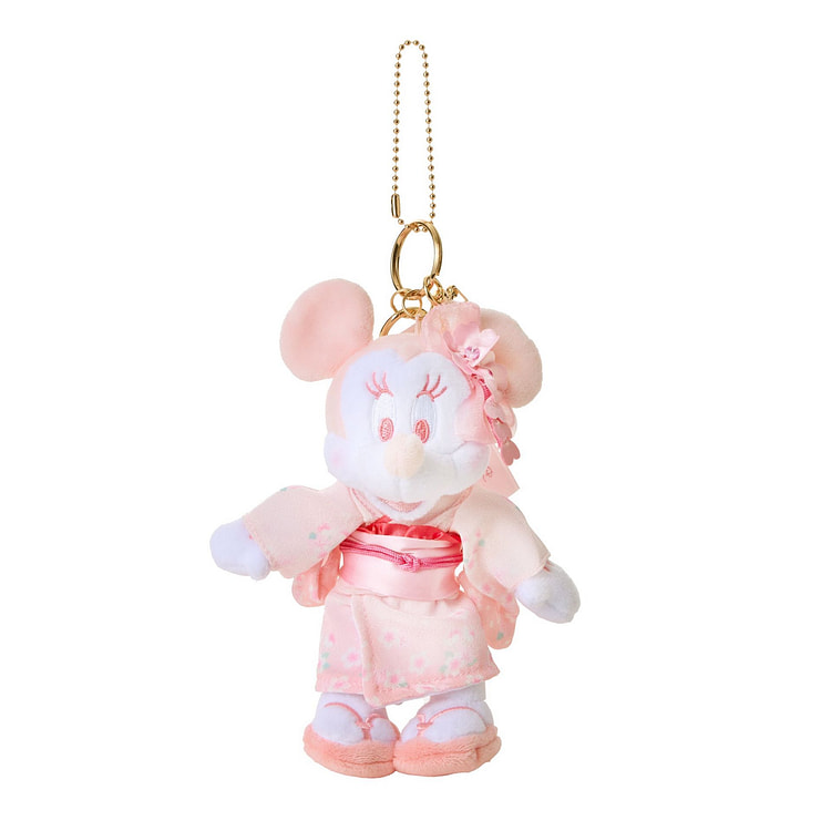 迪士尼日本米妮樱花钥匙扣
