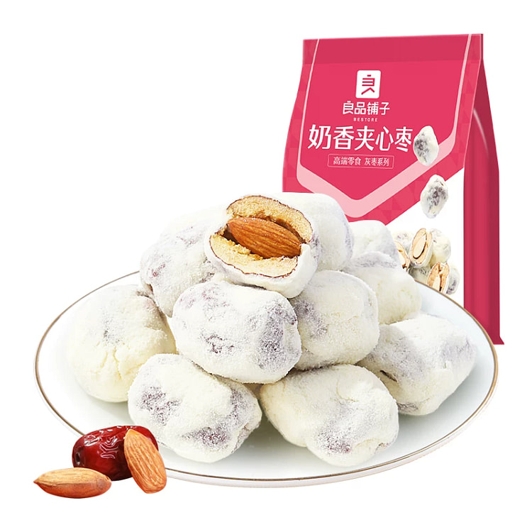 良品铺子奶香夹心枣100g*1袋 100 克
