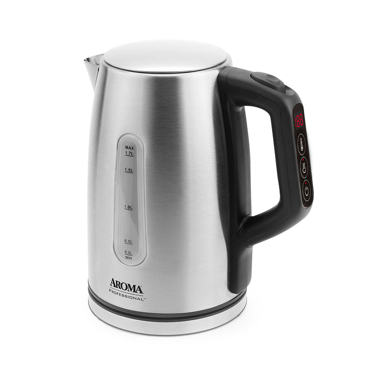 AROMA Electric Stainless Steel Kettle 1.7L / 7-Cup 1 count