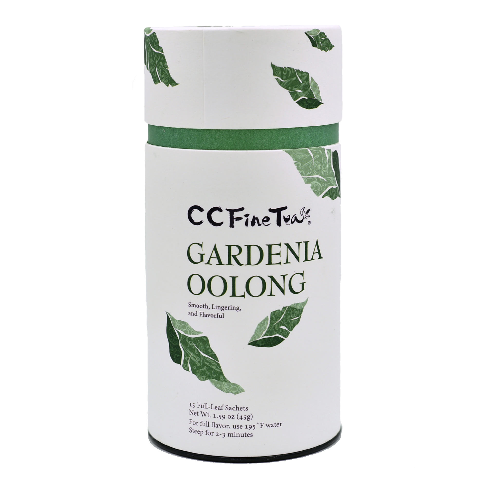 CC Fine Tea Gardenia Oolong Pyramid Whole Leaf Tea Sachet 1can/ 15 count