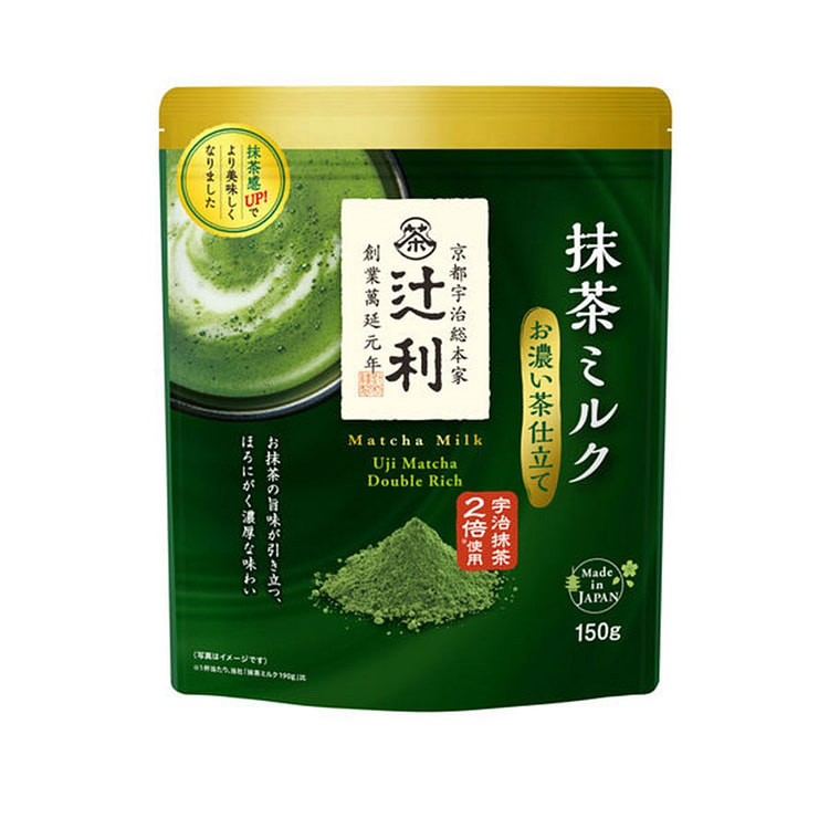 日本 辻利 浓厚宇治抹茶牛奶粉 片岡京都抹茶粉 2倍浓厚