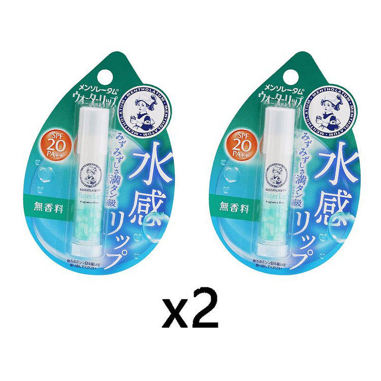 Mentholatum Sunscreen Lip Balm 4.5g*2 Pcs 1 each