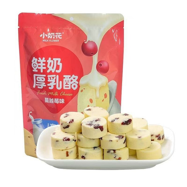 Xiaonaihua Fresh milk thick cheese children's snack cranberry flavor 90g/ba