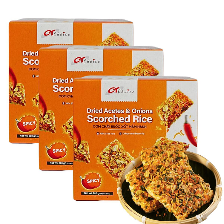 [CT Choice] Crispy Rice Shrimp Sauce Combo3 7.04 oz