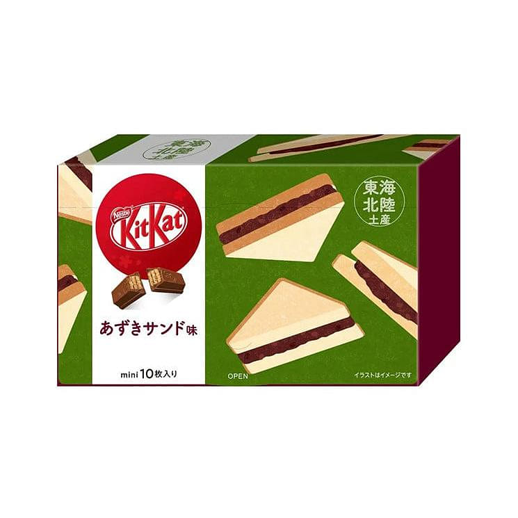 Kit Kat Japan Tokai-Hokuriku Azuki Sandwich 1 each