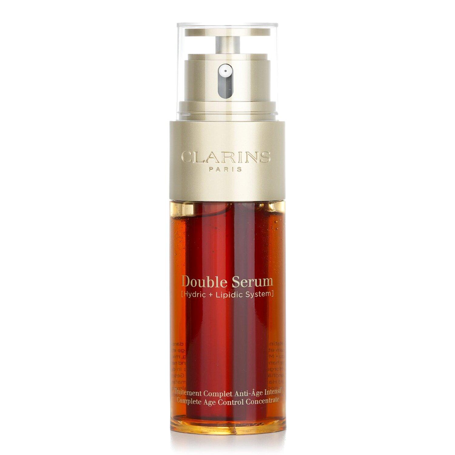Get Clarins Double Serum Hydric Lipidic System Complete Age Control 
