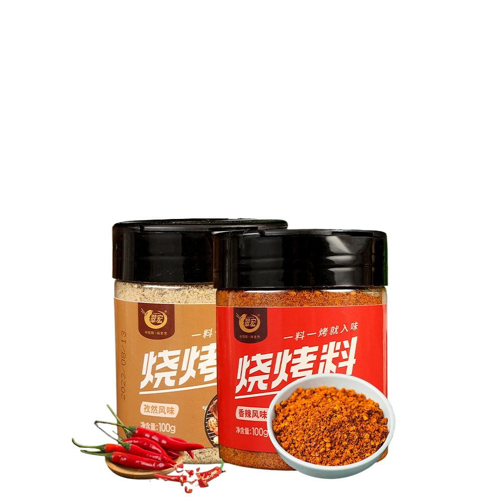 翠宏烧烤撒料香辣味100g*1瓶 100 克