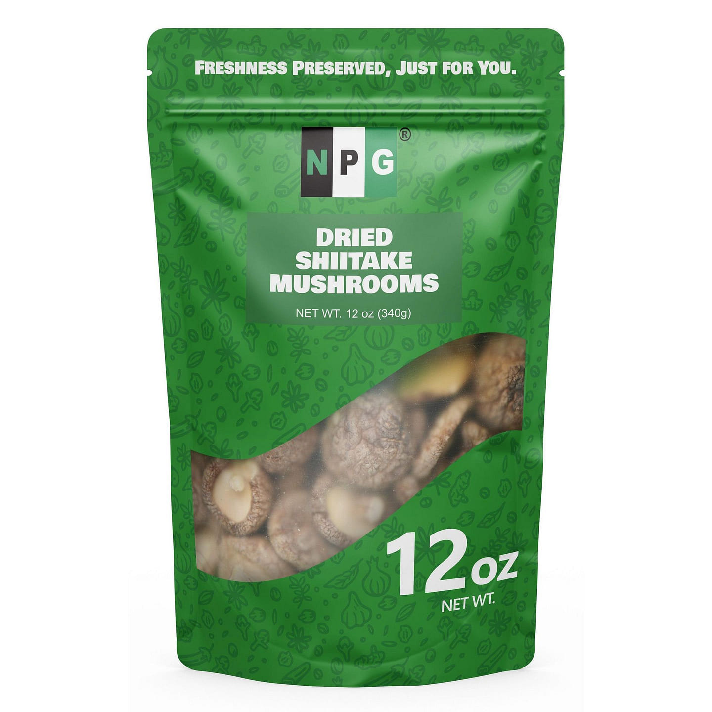 NPG Dried Shiitake Mushrooms 12 oz 340 g