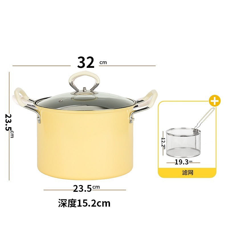 Frying Pot With Filter Spicy Hot Pot 5.2L 1 each