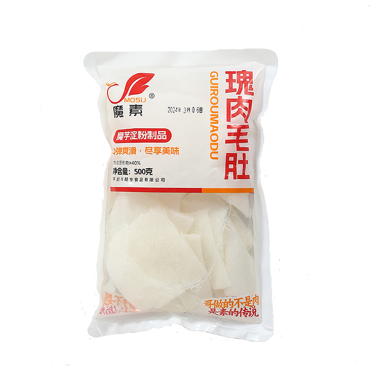 魔素火锅低脂串串素毛肚魔芋代餐白色500g*1袋