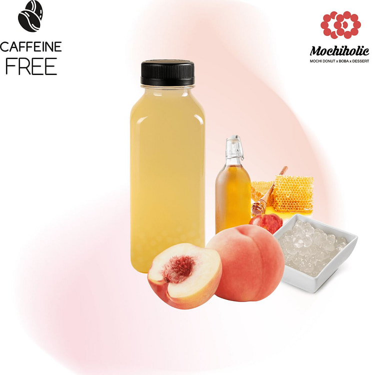 White Peach Honey Vinegar Drink 16oz