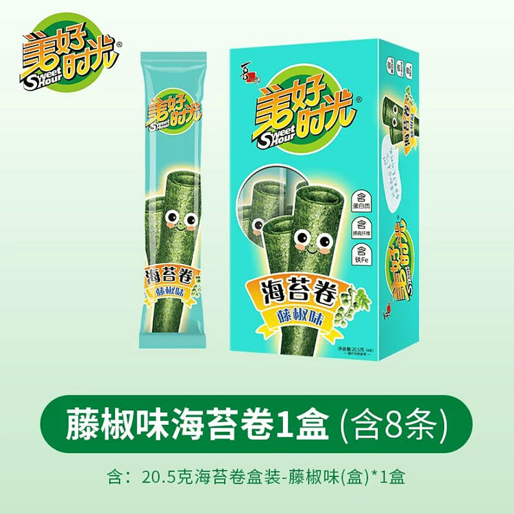 美好时光 藤椒海苔卷20克/盒 20 克