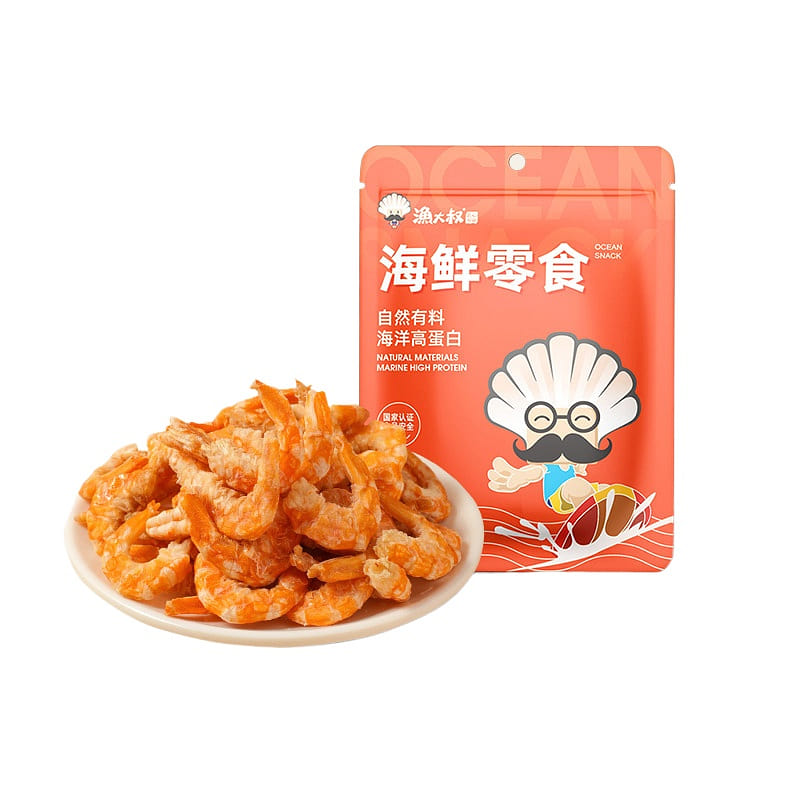 Grilled shrimp, 20g per bag, 1 bag 20 g