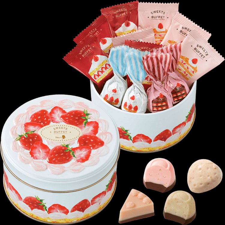 Mary Valentine Strawberry Chocolate Assortment 12p