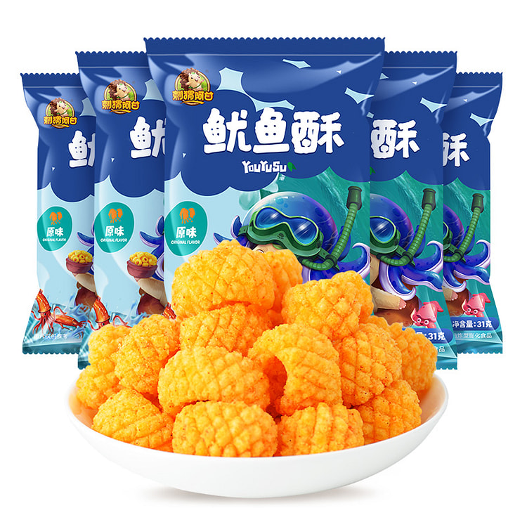 Squid Crispy 31g * 5 packs 155 g