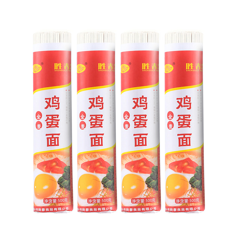 胜春挂面全麦鸡蛋面条500g*1斤