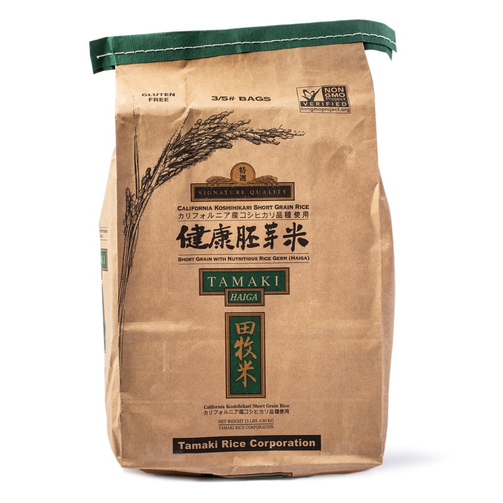 Get Tamaki Kenko Haiga Short Grain Rice 15 lb Delivered