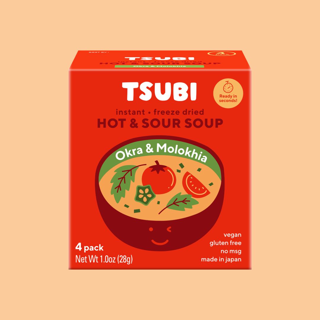 Hot & Sour Tomato Soup with Okra & Molokhia 4 Pack 1 box