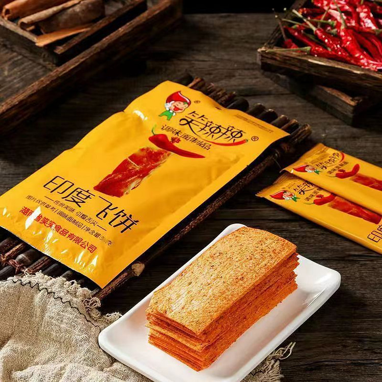 印度飞饼辣片*5包