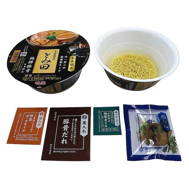Japanese Ramen Noodles TOMITA Tonkotsu MYOJO 138g 1 each