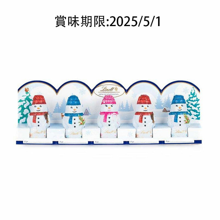 Sôcôla người tuyết mini Lindt Christmas phiên bản giới hạn 5 miếng