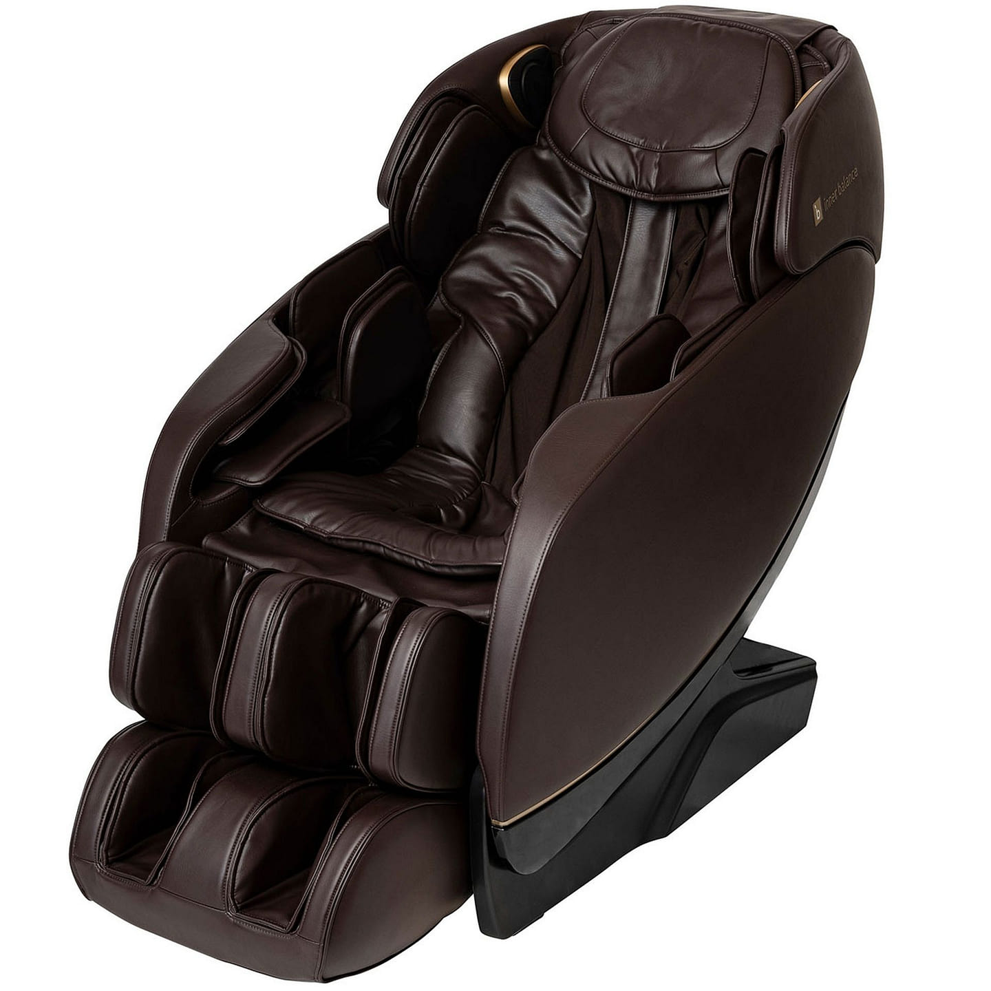 Jin 2.0 – Deluxe Heated SL Track Zero Gravity Massage Chair – Espresso 246 lb