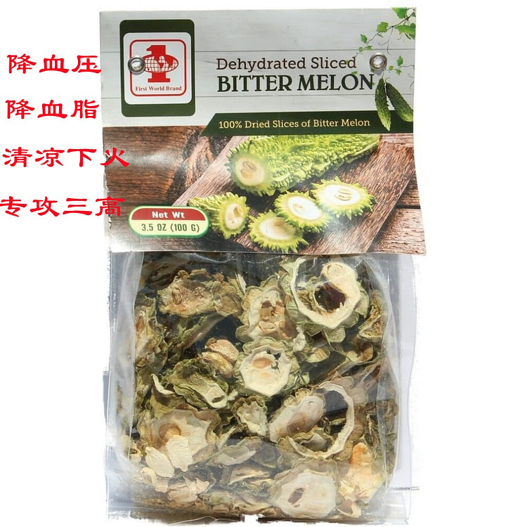 100% Natural Dehydrated Sliced Bitter Melon Herbal Tea 3.5 oz