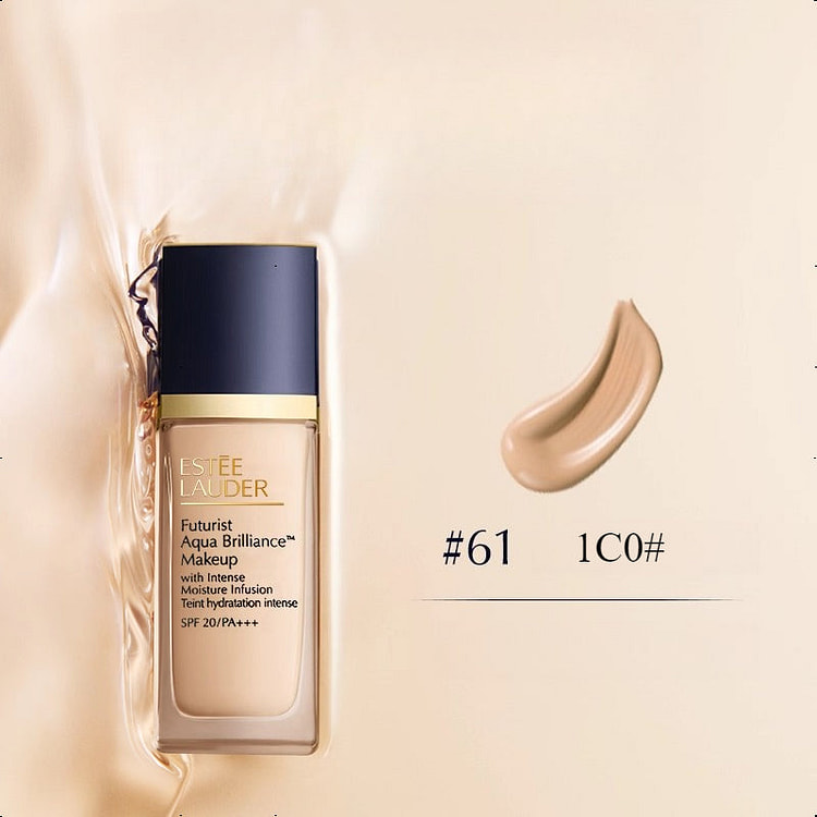 雅诗兰黛沁水粉底液30ml #1C0 61冷象牙白 1 份