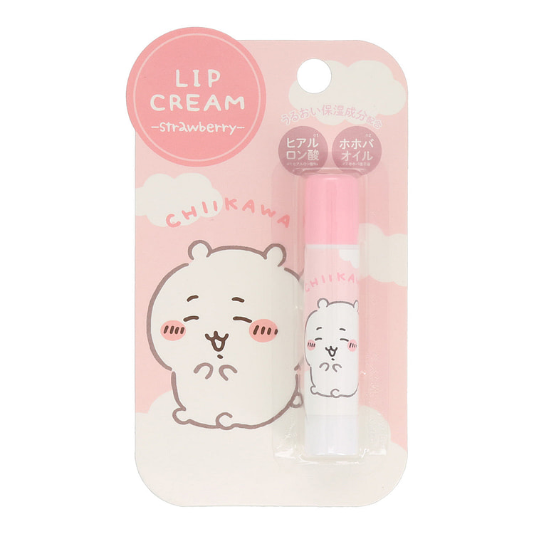 SHOBIDO Chiikawa Lip Cream - Strawberry Scent