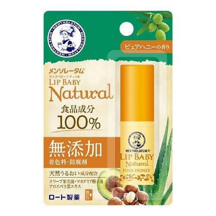 乐敦 天然薄荷唇膏 蜂蜜香