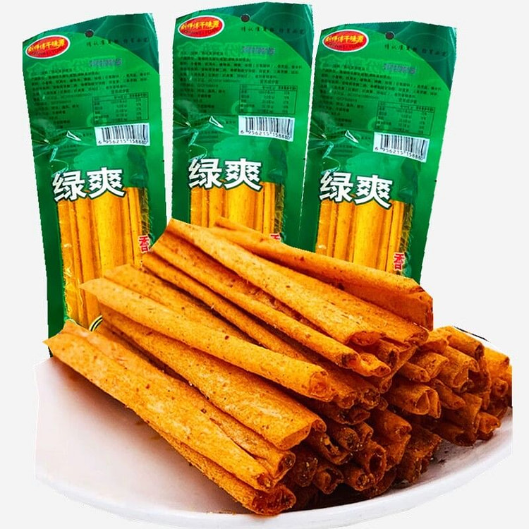 【美国直邮】绿爽 麻辣条 校园辣棒 怀旧麻辣 1个