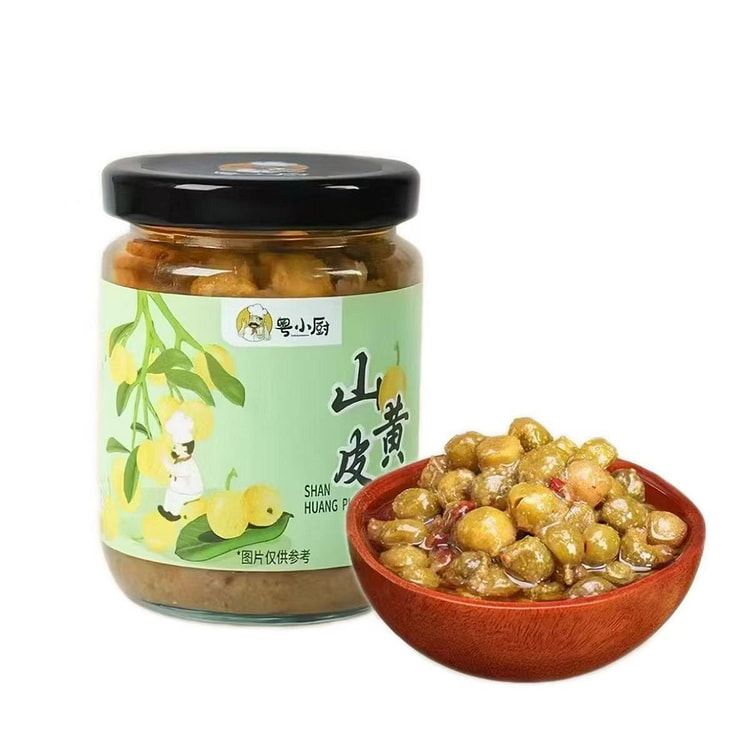 广西特产山黄皮酱1瓶黄皮果酱黄皮腌制辣椒酱鸡皮果蘸 230 克